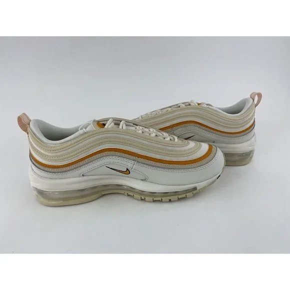 Nike Air Max 97 Beige Orange Women's Sneakers Shoes Tan Phantom Curry DQ8594 001 - Picture 11 of 12